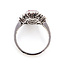 Ring Cocktail Halo Milgrain 0.77ctw Round Diamonds GIA: 2235227509 2.39ct Red Burmese Ruby Platinum 7.5mm Sz7 7.9g 226070042