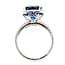 Ring Halo Split Band 0.47ctw Round Diamonds GIA: 1232597040 7.19ct Blue Madagascar Sapphire 18k Sz7 5.7g 226070047