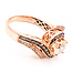 Ring Cocktail Bypass 1.01ct Round Diamonds 0.11ctw Near Colorless Diamonds 14kr 11mm Sz6.75 4.6g 226070048