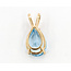 Pendant Solitare Teardrop 2.35ct SKy Blue Topaz 14ky 14x7mm 1.05g 126070147