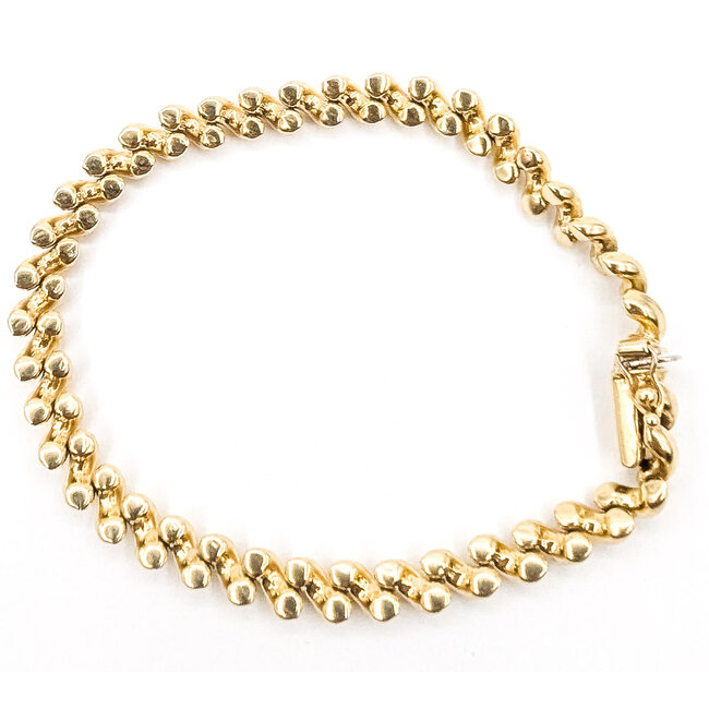 Bracelet San Marco Link 14ky 5.5mm 7" 11.12g 126072003