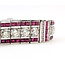 Bracelet Art Deco Inspired Geometric 7.29ctw Round Diamonds 8.51ct Red Ruby Pt900 10mm 7" 35.5g 226070033