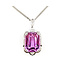 Pendant Statement W/Chain 0.61ctw Round Diamonds 70.40ct Pink Kunzite Platinum 1.45x1" 18" 43.1g 226070035