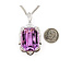 Pendant Statement W/Chain 0.61ctw Round Diamonds 70.40ct Pink Kunzite Platinum 1.45x1" 18" 43.1g 226070035