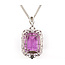 Pendant Statement W/Chain 0.61ctw Round Diamonds 70.40ct Pink Kunzite Platinum 1.45x1" 18" 43.1g 226070035