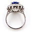 Ring Cocktail Halo 2.07ctw Round Diamonds GIA: 2235457240 9.60ct Bluish Violet Tanzanite Platinum 22mm Sz7.25 12.5g 226070045