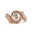 Ring Cocktail Bypass 1.01ct Round Diamonds 0.11ctw Near Colorless Diamonds 14kr 11mm Sz6.75 4.6g 226070048