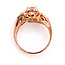 Ring Cocktail Bypass 1.01ct Round Diamonds 0.11ctw Near Colorless Diamonds 14kr 11mm Sz6.75 4.6g 226070048