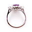 Ring Cocktail Halo 0.80ctw Round Diamonds GIA: 6237890504 2.93ct Pink-Purple Sapphire Pt900 19mm Sz6.5 7.2g 226070057