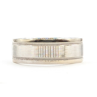 Ring Engagement Band 14kw 7mm Sz9 7.03g 126072005