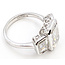 Ring Engagement 3-Stone 5.34ct Emerald Cut Lab Grown Diamonds 2.74ctw Near Colorless Lab Grown Diamond 14k 13mm Sz6.75 5.4g 226070065