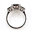 Ring Engagement 3-Stone 5.34ct Emerald Cut Lab Grown Diamonds 2.74ctw Near Colorless Lab Grown Diamond 14k 13mm Sz6.75 5.4g 226070065