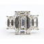 Ring 3-Stone 8.12ctw Emerald Cut Lab Grown Diamonds IGI Lab Grown Diamond 14k 12mm Sz6.75 5.4g 226070066