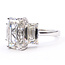 Ring 3-Stone 8.12ctw Emerald Cut Lab Grown Diamonds IGI Lab Grown Diamond 14k 12mm Sz6.75 5.4g 226070066