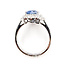 Ring Cocktail Halo 0.89ctw Round Diamonds GIA: 1232819599 4.14ct Blue Sapphire Pt900 19mm Sz6.75 7g 226070050
