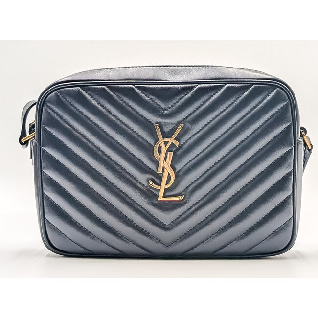 Handbag Saint Laurent Lou Camera Shoulder Bag Black 126075037