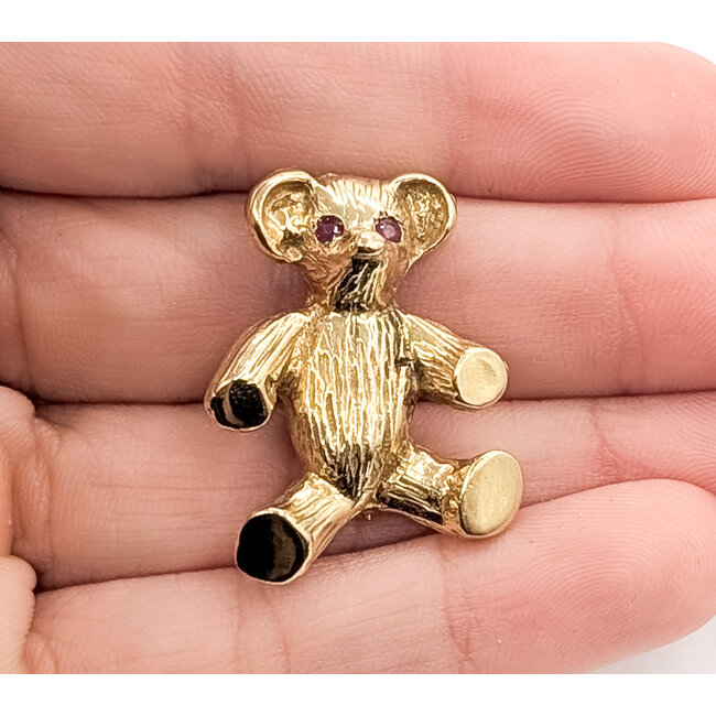 Brooch Animal Bear           14ky 28x21mm  6.11g 226070128