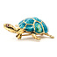 Brooch Animal Turtle           14ky 32x24mm  8.31g 226070132