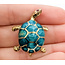 Brooch Animal Turtle           14ky 32x24mm  8.31g 226070132