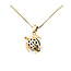 Pendant Sea Turtle W/chain     10x7mm Black Onyx    14ky 18x12mm 18" 2.67g 226070134