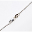 Pendant Tear Drop 0.40ctw Round Diamonds 4.64ct Blue Aquamarine 18kw 32x14mm 16" 3.65g 226070138