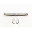 Brooch Open Work Filigree Solitaire 0.04ctw Old European Diamonds        14ky  2.5x.2" 3.85g 226070068