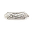 Brooch Filigree 3-Stone 0.79ctw Old European Diamonds GIA Report: 2235126960       14kw  2x.6" 7.27g 226070069