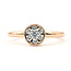Ring Cluster Circle .15ctw Round Diamonds        14kr 7mm Sz5.5 2.97g 226070071