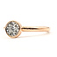 Ring Cluster Circle .15ctw Round Diamonds        14kr 7mm Sz5.5 2.97g 226070071
