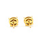Earrings Stud Cluster 0.38ctw Round Diamonds        18ky 7.5mm  2.20g 226070073