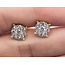 Earrings Stud Cluster 0.38ctw Round Diamonds        18ky 7.5mm  2.20g 226070073