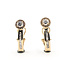 Earrings J Hoop Omega Back 1.12ctw Round Diamonds        14ky  .8x.25" 7.00g 226070080