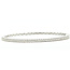 Bracelet Bangle  0.73ctw Round Diamonds        18kw 2.5mm 6.5" 9.95g 226070082
