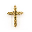 Pendant Cross 0.49ctw Round Diamonds 14ky 18x13m 1.34g 226070083
