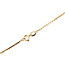 Necklace Drop Pave 0.16ctw Round Diamonds  5.04ct Dark Pink Spinel    14ky 24x8mm 18" 6.07g 226070114