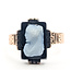 Ring Cameo      12x9mm  Agate    10kr 3.5mm Sz7.5 3.6g 226070120