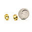 Earrings Stud      2.80ct Yellow Citrine    14ky 9x7mm  2.48g 226070122