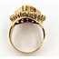 Ring Cocktail Halo 0.31ctw Round Diamonds  7ct White Opal  Sz 5.25  18ky   9.00g 226070085