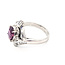 Ring Cocktail Bypass Halo 1.15ctw Round Diamonds GIA Report: 2231885337 2.05ct Purplish Red Ruby    Platinum 3mm Sz7.5 9.72g 226070150