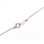 Necklace Halo  0.12ctw Round Diamonds  0.26ct Red Ruby    Platinum 8x7mm 15.5" 2.90g 226070095