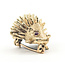 Brooch Whimsical Porcupine      0.04ct Red Ruby    14ky  .8x.6" 5.42g 226070131