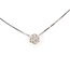 Pendant Cluster Circle 0.21ctw Round Diamonds        14kw 6.5mm 16" 2.51g 226070072