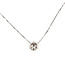 Pendant Cluster Circle 0.21ctw Round Diamonds        14kw 6.5mm 16" 2.51g 226070072