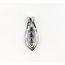 Pendant Navette  0.08ctw Round Diamonds  0.41ct Color Changing Alexandrite    Platinum  .8x.35" 2.85g 226070119