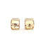 Earrings Stud      7.26ct Yellow Citrine    14ky 10x8mm  3.40g 226070121