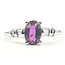 Ring Solitare Classic 0.12ctw Round Diamonds GIA Report: 1236866309 1.30ct Unheated Red Ruby    18kw 1.5mm Sz7.5 3.54g 226070094