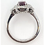 Ring Quatrefoil Halo Pave 0.45ctw Round Diamonds GIA Report: 2231953854 1.16ct Red Burma Ruby    14kw 13mm Sz6.5 3.90g 226070093