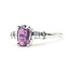 Ring Solitare Classic 0.12ctw Round Diamonds GIA Report: 1236866309 1.30ct Unheated Red Ruby    18kw 1.5mm Sz7.5 3.54g 226070094