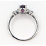Ring Solitare Classic 0.12ctw Round Diamonds GIA Report: 1236866309 1.30ct Unheated Red Ruby    18kw 1.5mm Sz7.5 3.54g 226070094