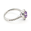 Ring Tear Drop Halo 0.26ctw Round Diamonds GIA Report: 2231153804 1.12ct Pink-Purple Sapphire    Platinum 2mm Sz5 4.91g 226070105